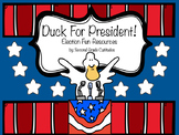 Duck for President- Election Fun Resources