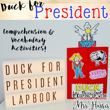 Preview of Duck for President Lapbook