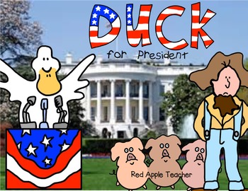 Preview of Duck for President--Response Journal and Craftivity for K-2