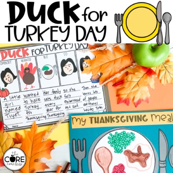 Preview of Duck for Turkey Day Read Aloud - Thanksgiving Activities - Reading Comprehension