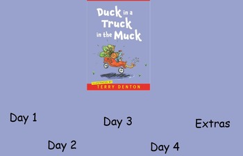 Preview of Duck in a Truck in the Muck Guided Reading Weekly Plan - Four Blocks Literacy