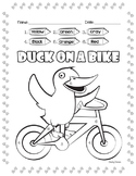 Duck on a Bike - Activities