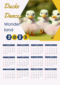 Preview of Duck's dance calendar