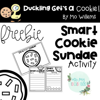 Preview of Duckling Gets A Cookie Recipe & Activity FREEBIE