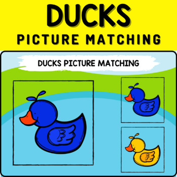 Ducks Boom Cards - Picture Matching Activity by Sofea's Store | TpT