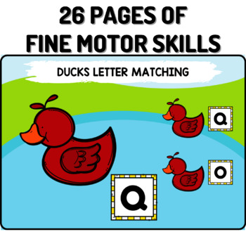 Ducks Letter Recognition Boom Cards - Uppercase Letters by Sofea's Store