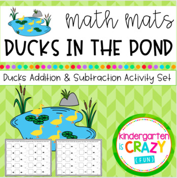 Preview of Ducks in the Pond Addition and Subtraction Activity Set