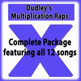Dudley's Multiplication Raps: Complete Package of all 12 Songs