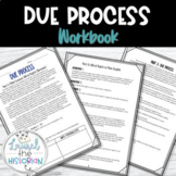 Due Process & Bill of Rights Workbook for US Government [E