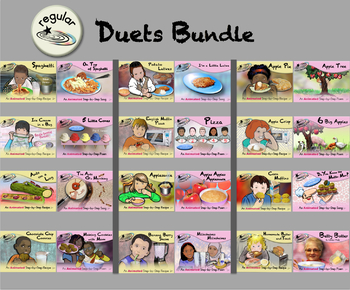 Preview of Duets Bundle - Animated Step-by-Steps® - Regular