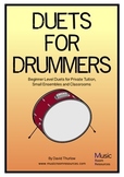 Duets for Drummers - Easy duets for any size group