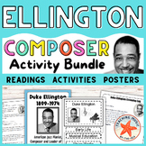 Duke Ellington Composer Study Black History Jazz Music Activities