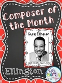 Duke Ellington Composer of the Month Bulletin Board Set {Y