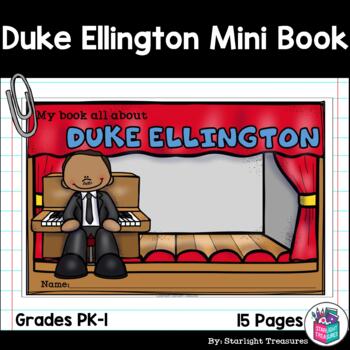 Preview of Duke Ellington Mini Book for Early Readers: Black History Month