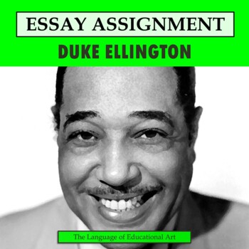 Preview of Duke Ellington Research Organizer & Paper Assignment — Music History — CCSS