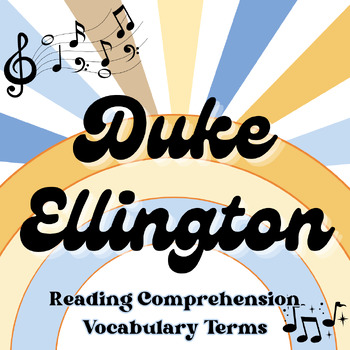 Preview of Duke Ellington VOCABULARY Lesson Slides