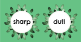 Dull and Sharp Pencil Labels - Greenery