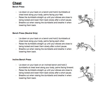 Preview of Dumbbell Exercises