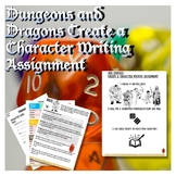 Dungeons and Dragons Inspired Creative Writing Assignment