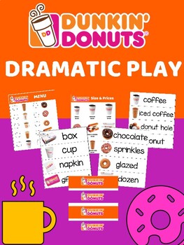Preview of Dunkin' Donuts Dramatic Play