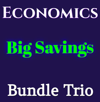 Preview of Bundle Trio: 3 Concepts - 1 Package.  The Business Cycle, Inflation & GDP