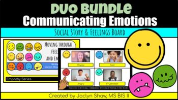 Preview of SEL ACTIVITIES Duo Bundle - "Communicating Emotions"