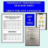 Duolingo Performance Tracker Sheet (For any Foreign Language)