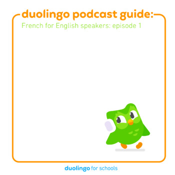 Preview of Duolingo Podcast Guide: French for English Speakers, E1