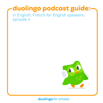 Preview of Duolingo Podcast Guide: French for English Speakers, E4