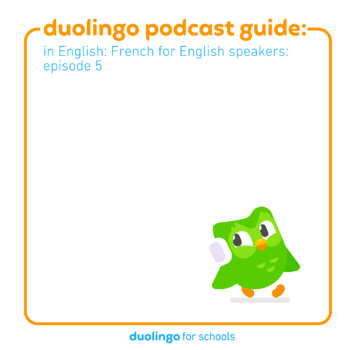 Preview of Duolingo Podcast Guide: French for English Speakers, E5