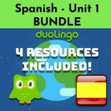 Duolingo Spanish Unit 1 BUNDLE (Updated July 2023)