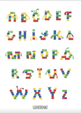 Duplo Alphabet with Monsters - Instructions, Colors/Paint 