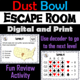 Dust Bowl Activity Escape Room (Great Depression Unit)
