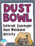 Dust Bowl Differentiated Internet Scavenger Hunt WebQuest 