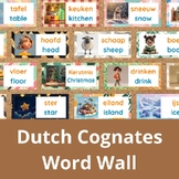Dutch Cognates Word Wall | 100 Level A1 Cognate Words