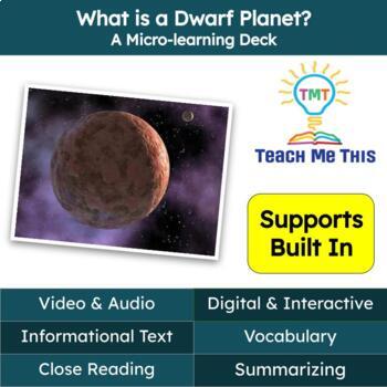 Preview of Dwarf Planets Informational Text Reading Passage and Activities