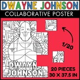 Dwayne Johnson Collaborative Coloring Poster | May AAPI He