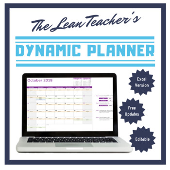 Preview of Dynamic Calendar/Planner | FREE Updates