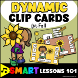 Dynamic Clip Cards Fall Music Centers: Music Dynamic Activ
