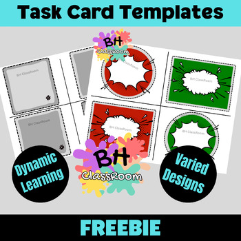 Preview of Dynamic Learning Delivered: 18 Task Card Templates