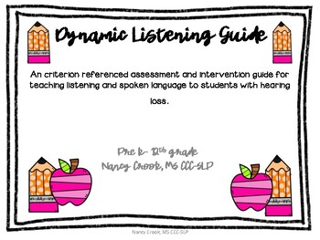 Preview of Dynamic Listening Guide