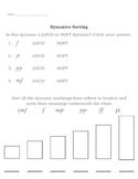 Dynamic Sorting Worksheet