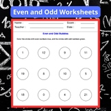 Dynamically Created Even and Odd Worksheets