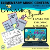 Dynamics:  Elementary Music Centers BUNDLE - Grades 2nd-5th