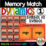 Dynamics Memory Match 1 (Symbol to Symbol) via PowerPoint Show