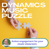 Dynamics Music Class Puzzle Activity