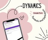 Dynamics- Symbols and Definitions Google Form