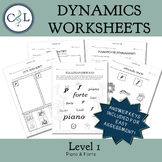 Dynamics Worksheets Level 1