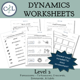 Dynamics Worksheets Level 2