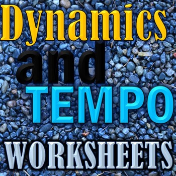 Preview of Dynamics and Tempo Worksheets - Elementary Music - Matching Assessment